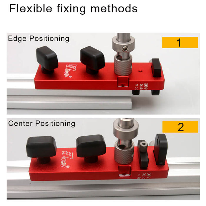 Levoite™ Aluminum Extrusion Drilling Jig Access Hole Drill Jig