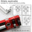 Levoite™ Aluminum Extrusion Drilling Jig Access Hole Drill Jig