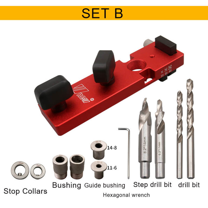 Levoite™ Aluminum Extrusion Drilling Jig Access Hole Drill Jig