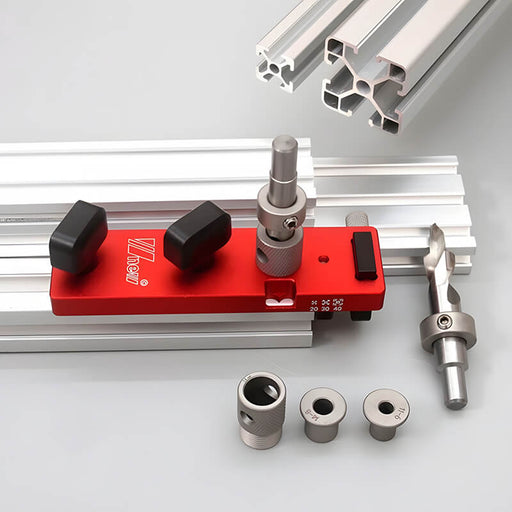 Levoite™ Precision Aluminum Extrusion Drilling Jig Access Hole Drill Jig