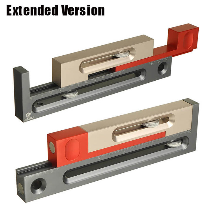 Precision Kerfmaker Table Saw Slot Adjuster Mortise and Tenon Tool Woodworking Movable Measuring Block
