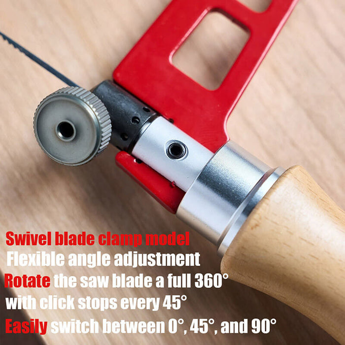 Aluminum Concept Fret Saws with Lever Tension & Swivel Clamps