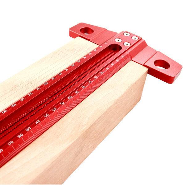 GOINGMAKE Woodworking T-Square 24 Inch Aluminum Alloy T Square Ruler 1/32  Hole Scrbing Guides Positioning Scribe Tool Precision Woodworking Ruler Scribing  Tool for Carpenter Layout and Measuring - Yahoo Shopping