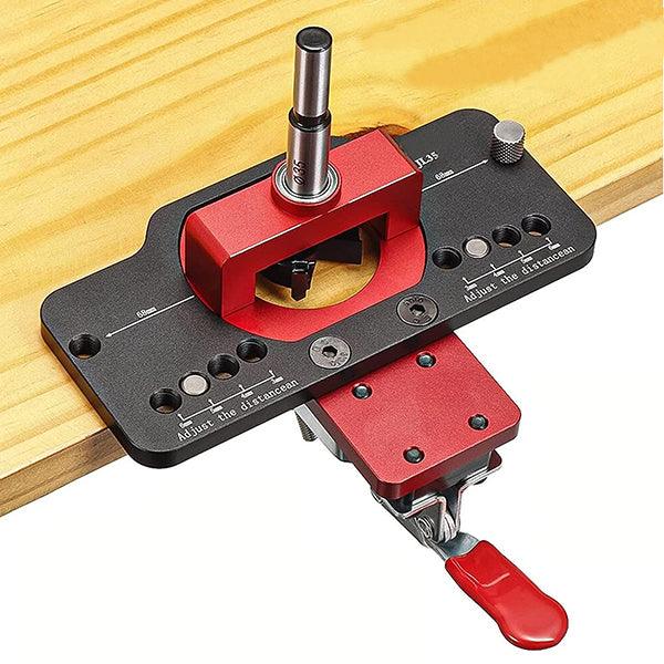  EXQST 35mm Hidden Zipper Jig, Door Cabinet Hinge Jig, Hidden Zipper  Jig, Locator Drill Guide Punch for DIY Woodworking : Tools & Home  Improvement