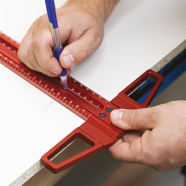 AKNgoes Woodworking Scriber T-Square Ruler 24in with Thoughtful Support  Lips, Architect Ruler for Carpenter Work, Layout and Measuring Tools -  Yahoo Shopping