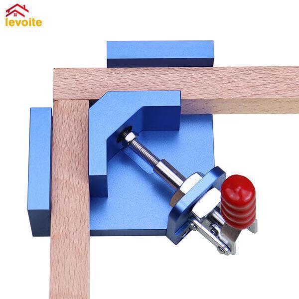 Corner Clamps for Woodworking Set of 4,90 Degree Right Angle  Clamps,Aluminum Alloy Square Clamp,Wood Tools for Metal Welding,Photo