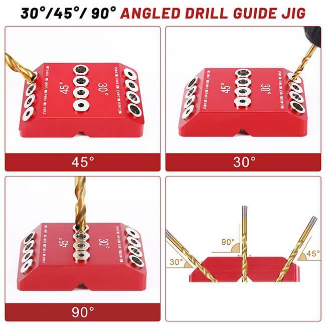 Levoite™ 30 45 90 Degree Angled Drill Guide Jig levoite