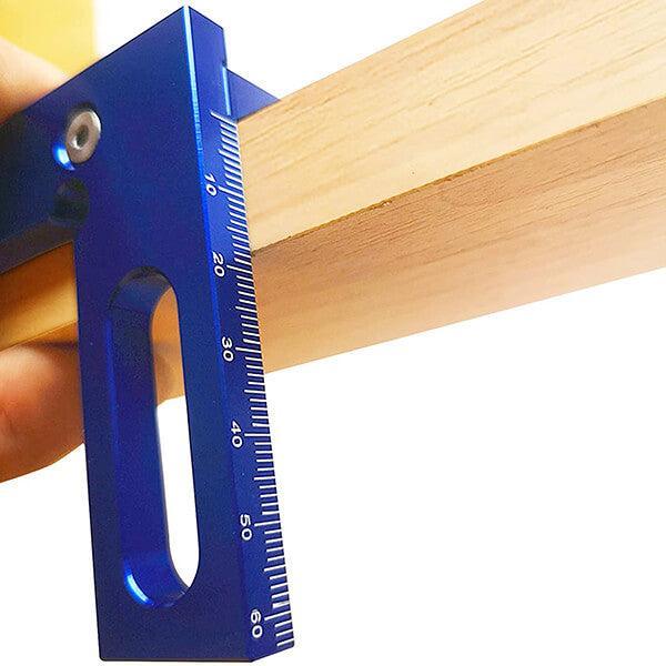 Levoite™ Square Protractor 45/90 Degree Miter Triangle Ruler Layout Measuring Tools