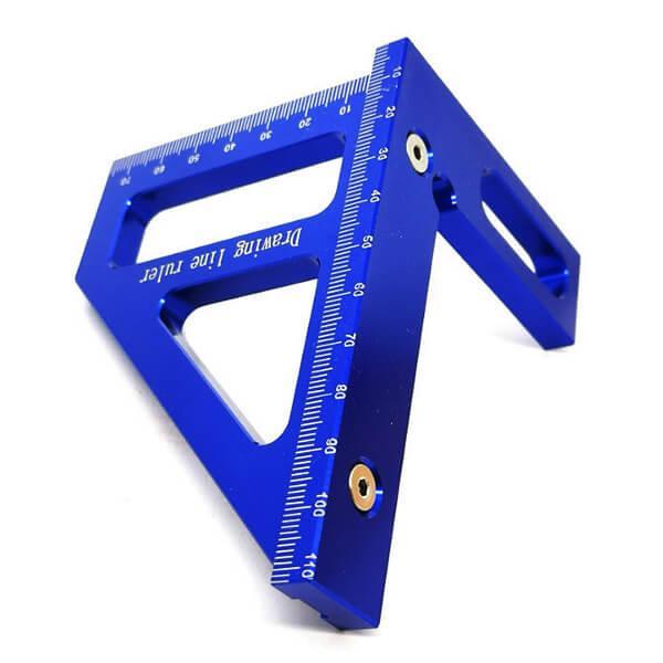45/90 Degree Gauge Right Angle Ruler Precise Measuring Wood work Tool  Protractor