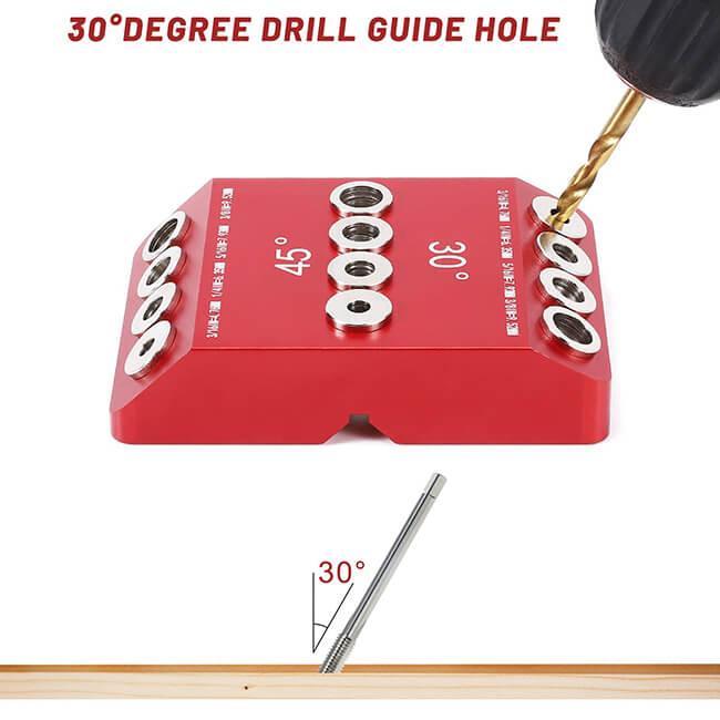 Levoite™ 30 45 90 Degree Angled Drill Guide Jig levoite