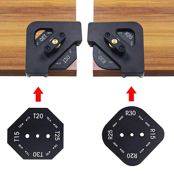 WoodRiver - Router Corner Radius Jigs/Templates - Small - 3 Piece