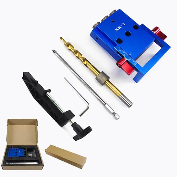 Levoite™ Pocket Hole Jig System Pocket Hole Screw Jig Angled Holes Drill Guides
