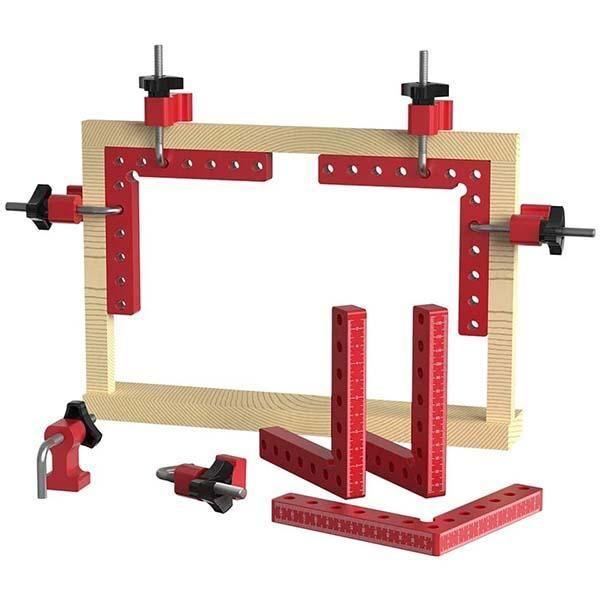 90 Degree Clamping Square with 4 Clamps – FindBuyTool