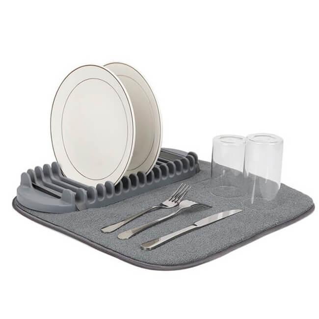 Levoite™Dish Drying Rack and Mat