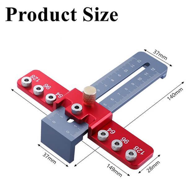 Levoite™ Drill Guide Jig  for Cabinet Handle and Knob  Template