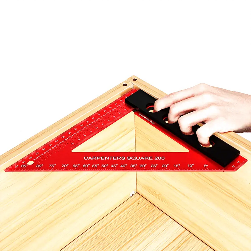 Trisquare Ruler Wood Levoite™ Precision Carpenters Square Triangle Ruler for Woodworking ...