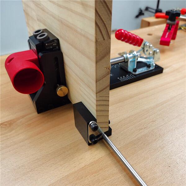 PRO MAX Pocket Hole Jig with Stabilizing Bar Stop Block Newest Design 