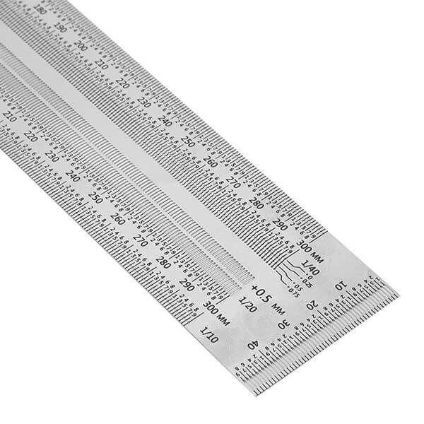 Precision Mark T-Rule Scale Ruler Stainless Scribe Mark Carpenter Measure  Tool