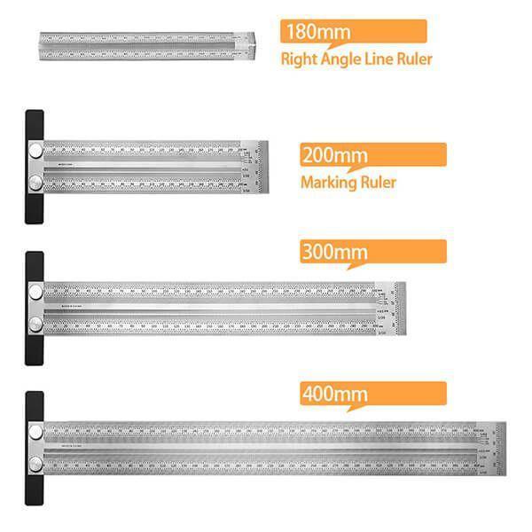 Levoite Precision T Square Marking T Rule Scribing Line Ruler with Holes —  levoite