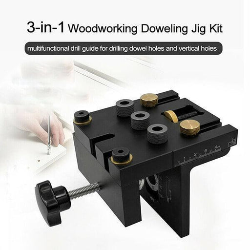 Levoite Doweling Jig Kit DIY Dowel Drill Guide