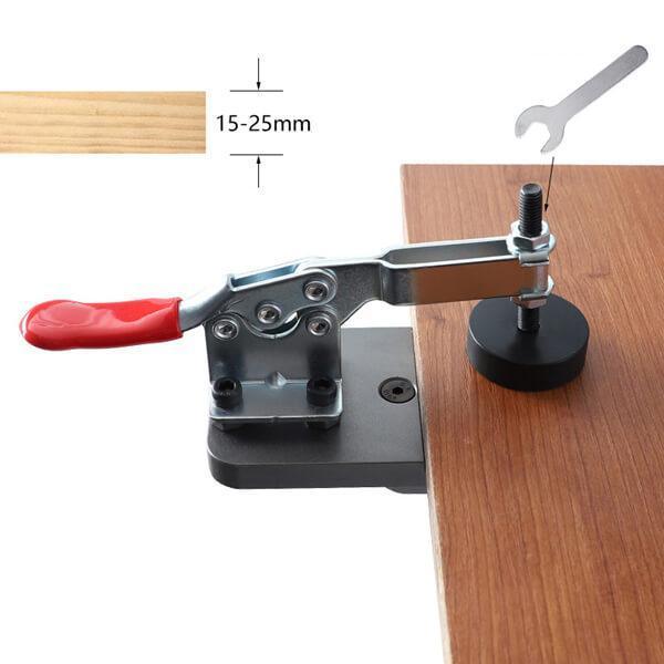 Woodworking Hole Drilling Guide Locator 35mm Hinge Boring Jig levoite